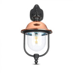 Stativ för fasadlampa för E27-glödlampa, lampan nedåt, IP44, V-TAC