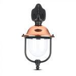 Stativ för fasadlampa för E27-glödlampa, lampan nedåt, IP44, V-TAC