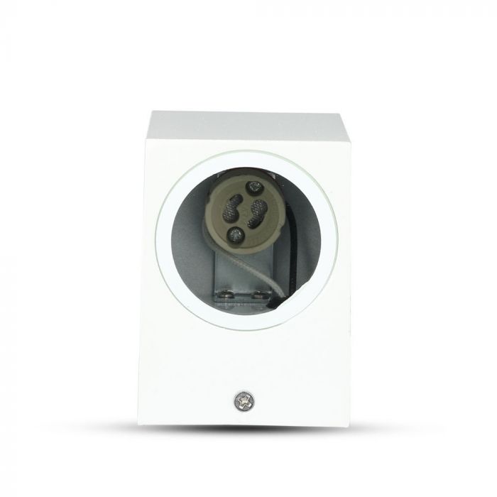 SUPERACTION_V-TAC Facade lamp frame with 1xGU10 LED bulb (bulb not included)i,white, IP44