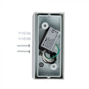 SUPERACTION_V-TAC Рамка для фасадного светильника со светодиодными лампами 2xGU10 (лампы в комплект не входят), черная, IP44