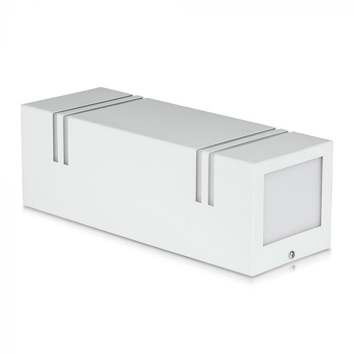 V-TAC Facade lampram med 2xGU10 LED-lampor (glödlampor ingår ej), svart, IP44