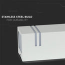 V-TAC Fasādes lampas karkass ar 2xGU10 LED spuldzēm (spuldzes nav iekļautas), melns, IP44