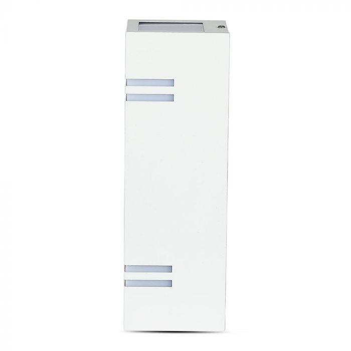 V-TAC Facade lampram med 2xGU10 LED-lampor (glödlampor ingår ej), svart, IP44