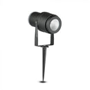 12W (720Lm) LED garden lamp, ground-mounted, aluminum body, black, V-TAC, IP65, green light