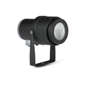 12W (720Lm) LED garden lamp, ground-mounted, aluminum body, black, V-TAC, IP65, green light