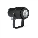 12W (720Lm) LED aialamp, pistikupesaga, alumiinium korpus, must, V-TAC, IP65, roheline tuli