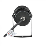 12W (720Lm) LED aialamp, pistikupesaga, alumiinium korpus, must, V-TAC, IP65, roheline tuli