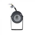 12W (720Lm) LED aialamp, pistikupesaga, alumiiniumist korpus, tumehall, V-TAC, IP65, roheline valgus