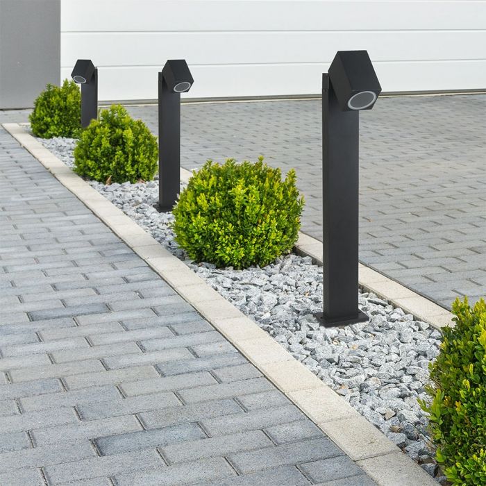 V-TAC Pinnapealne lambiraam 1xGU10LED lambiga (pirn ei kuulu komplekti), tumehall, reguleeritava nurga all, P44