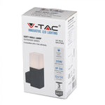 V-TAC fassaadilambi raam 1xGU10 LED-pirniga (pirn ei kuulu komplekti)i, must, IP54