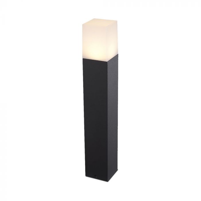 V-TAC GU10 dārza gaismekļa karkass, melns/balts, IP54