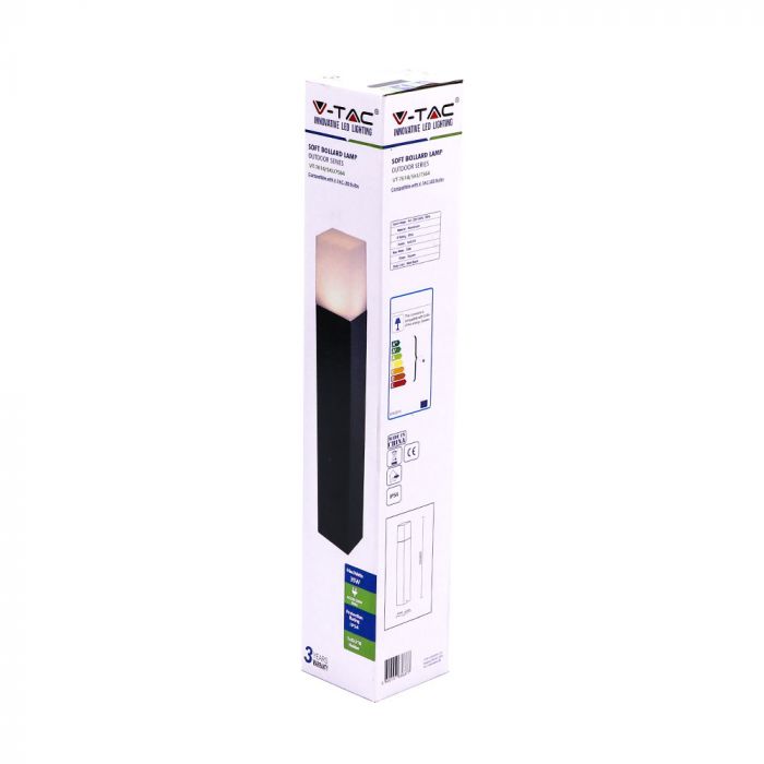 LED uz virsmas montējams gaismekļa karkass ar 1xGU10LED spuldzi (spuldze nav iekļauta), melns, IP54