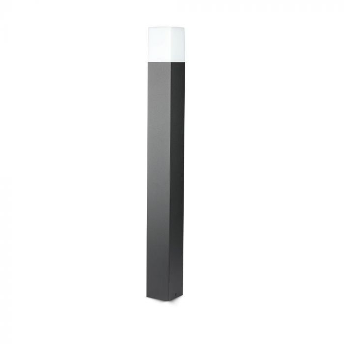 V-TAC GU10 dārza lampa, kvadrāta formas, melna/balta, IP54
