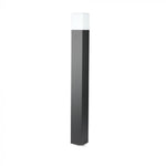 V-TAC GU10 dārza lampa, kvadrāta formas, melna/balta, IP54