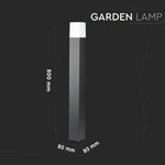 LED utanpåliggande armatur ram 80cm, med 1xGU10LED glödlampa (glödlampa ingår ej), svart, IP54