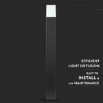 LED utanpåliggande armatur ram 80cm, med 1xGU10LED glödlampa (glödlampa ingår ej), svart, IP54