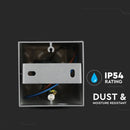 LED pinnapealne valgusti raam 80cm, 1xGU10LED pirniga (pirn ei kuulu komplekti), must, IP54