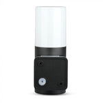 V-TAC Fasadlampram med 1xGU10 LED-lampa (glödlampa ingår ej)i, svart, IP54