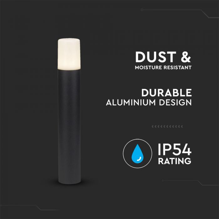 V-TAC LED surface mounted luminaire 50cm with 1xGU10 LED bulb (bulb not included), black, IP54