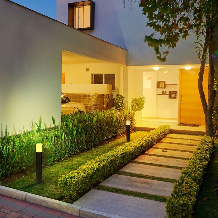 V-TAC LED surface mounted luminaire 50cm with 1xGU10 LED bulb (bulb not included), black, IP54