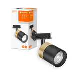 GU10 LED-ljusramp, LEDVANCE, IP20, svart