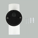 V-TAC Facade lampram med 2xGU10 LED-lampor (glödlampor ingår ej), vit, IP44