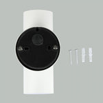 V-TAC Facade lampram med 2xGU10 LED-lampor (glödlampor ingår ej), vit, IP44