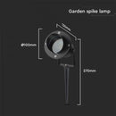 V-TAC Ground-mounted frame with 1xGU10 LED bulb (bulb not included), black, IP65