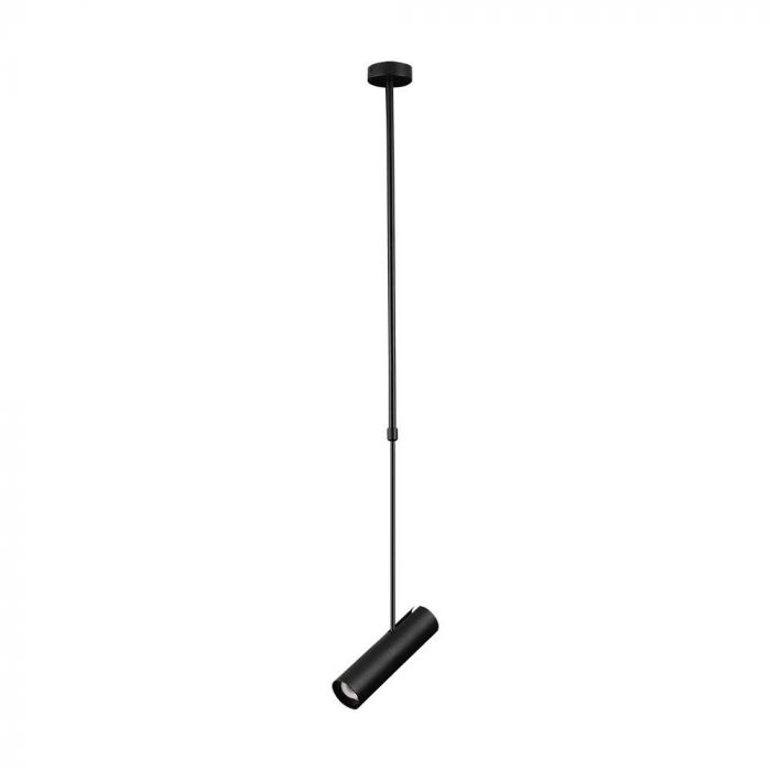 GU10 glödlampsram/armatur, IP20, svart, Ø60x220xh830-1170 mm IP20, V-TAC