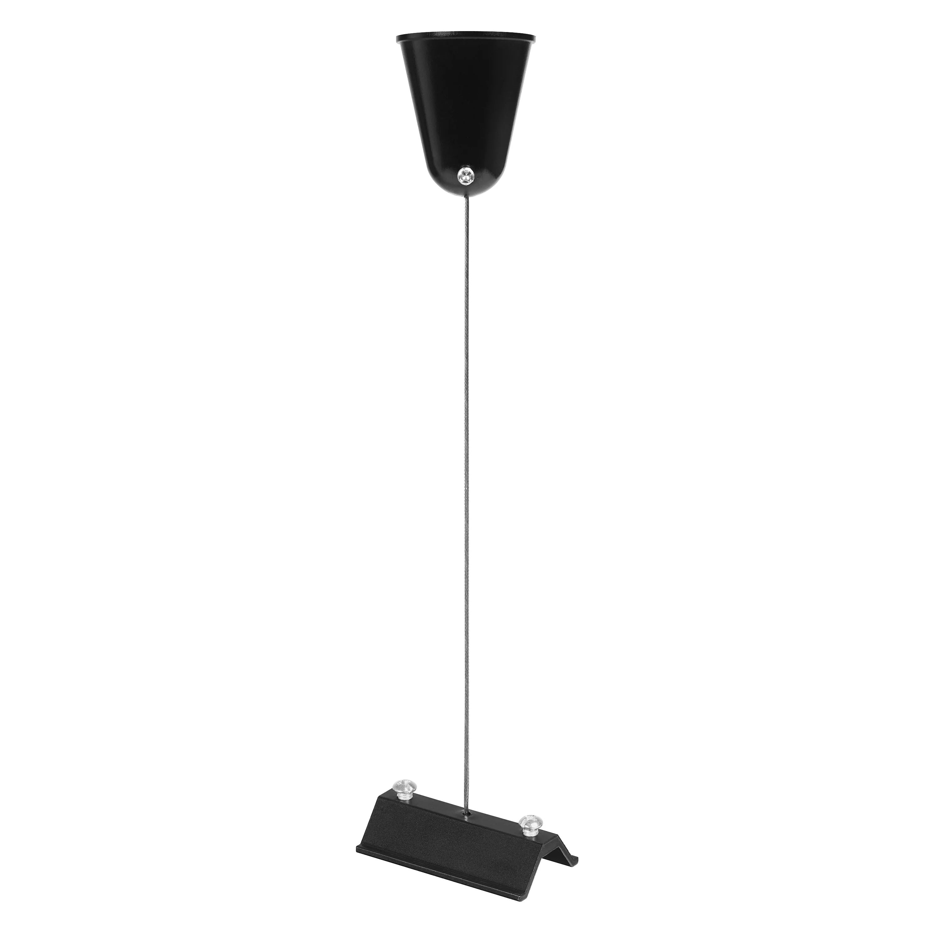 Rööbastee riputuskomplekt, must, LEDVANCE, 61x47x33mm, läbimõõt 40mm, IP20