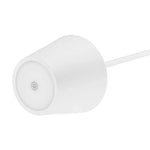 2W(200Lm) LED table lamp with 4400mA battery, 5V, 1A-2A, IP54, dimmable, touch-sensitive switch, white, warm white light 3000K