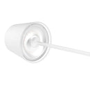 2W(200Lm) LED table lamp with 4400mA battery, 5V, 1A-2A, IP54, dimmable, touch-sensitive switch, white, warm white light 3000K