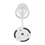 2W(200Lm) LED table lamp with 4400mA battery, 5V, 1A-2A, IP54, dimmable, touch-sensitive switch, white, warm white light 3000K