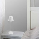 2W(200Lm) LED table lamp with 4400mA battery, 5V, 1A-2A, IP54, dimmable, touch-sensitive switch, white, warm white light 3000K