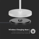 2W(200Lm) LED table lamp with 4400mA battery, 5V, 1A-2A, IP54, dimmable, touch-sensitive switch, white, warm white light 3000K