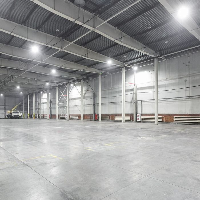200W(37000Lm) VTAC LED lagerarmatur, svart, IP65, Meanwell nätaggregat, dimbar, 5 års garanti, neutralvit 4000K