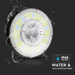 200W(37000Lm) VTAC LED lagerarmatur, svart, IP65, Meanwell nätaggregat, dimbar, 5 års garanti, neutralvit 4000K
