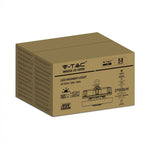 200W(37000Lm) 1-10V VTAC LED lagerarmatur, svart, IP65, Meanwell nätaggregat, dimbar, 5 års garanti, kallvit 6500K