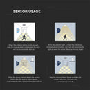 30W(3000Lm) LED kupolveida gaismeklis ar mikroviļņu sensoru, V-TAC, IP44, apaļš, balts, neitrāli balta gaisma 4000K