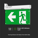 2.5W(100Lm) 4IN1 LED EMERGENCY exit, V-TAC, cold white light 6000K