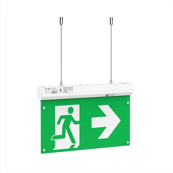 2.5W(100Lm) 4IN1 LED EMERGENCY exit, V-TAC, cold white light 6000K
