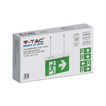 2.5W(100Lm) 4IN1 LED EMERGENCY exit, V-TAC, cold white light 6000K