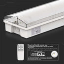 3W(120Lm) LED AVĀRIJAS izeja, V-TAC, IP65, garantija 3 gadi, auksti balta gaisma 6400K
