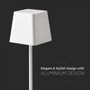 2W(200Lm) LED Table lamp, V-TAC, IP54, dimmable, white, warm white light 3000K