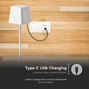 2W(200Lm) LED Table lamp, V-TAC, IP54, dimmable, white, warm white light 3000K