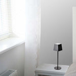2W(200Lm) LED-bordslampa, V-TAC, IP54, dimbar, svart, varmvitt ljus 3000K