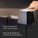 2W(200Lm) LED Galda lampa, V-TAC, IP54, dimmējama, melna, silti balta gaisma 3000K