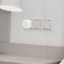 SMART rozete, saderīga ar AMAZON ALEXA&GOOGLE HOME, V-TAC, balta, IP20