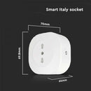 SMART rozete, saderīga ar AMAZON ALEXA&GOOGLE HOME, V-TAC, balta, IP20