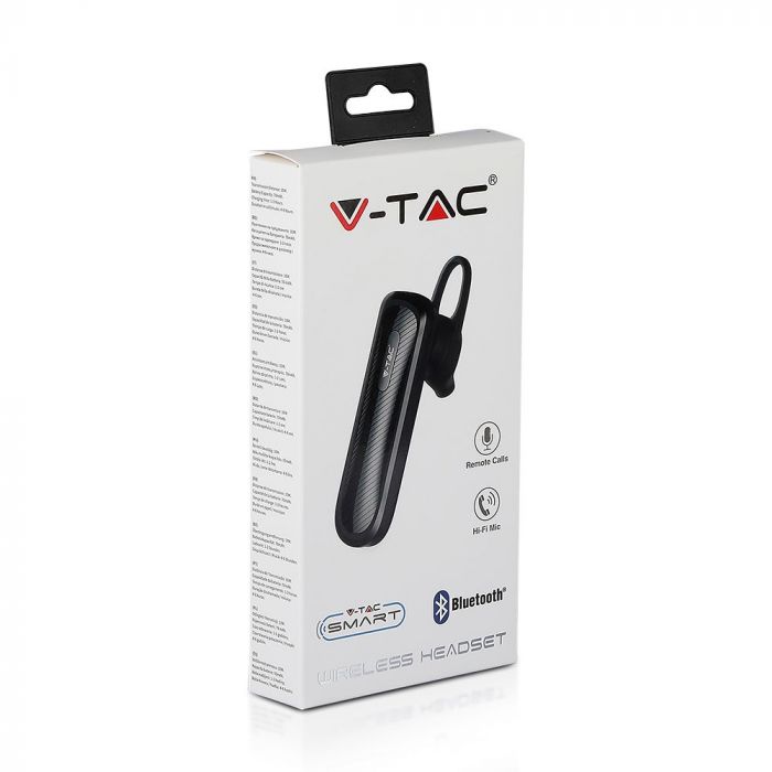Гарнитура V-TAC BLUETOOTH 70 мАч черный
